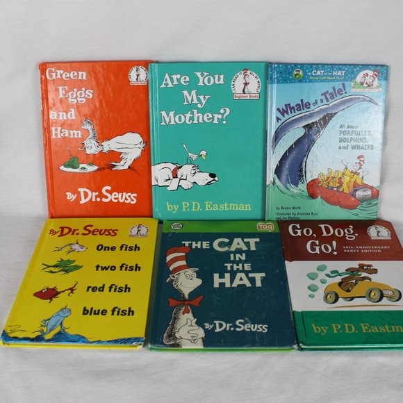 Dr. Seuss 6 Books - I Can Read It Children’s Beginner Books Random- HC- LN -VG - Picture 8 of 8